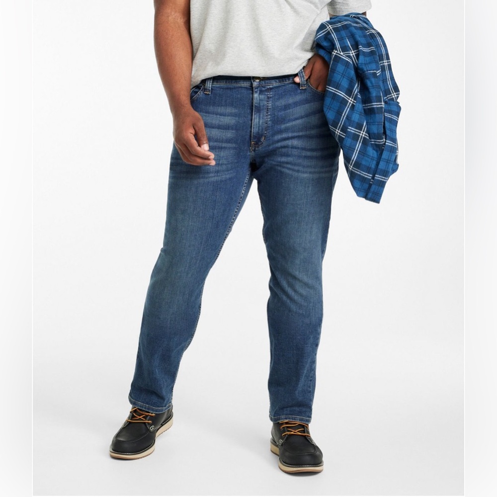 LL Bean. Men's BeanFlex® Jeans, Standard Athletic Fit, Straight Leg. 40x28.